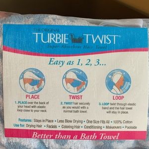 Brand New Turbie Twist Hair Towel